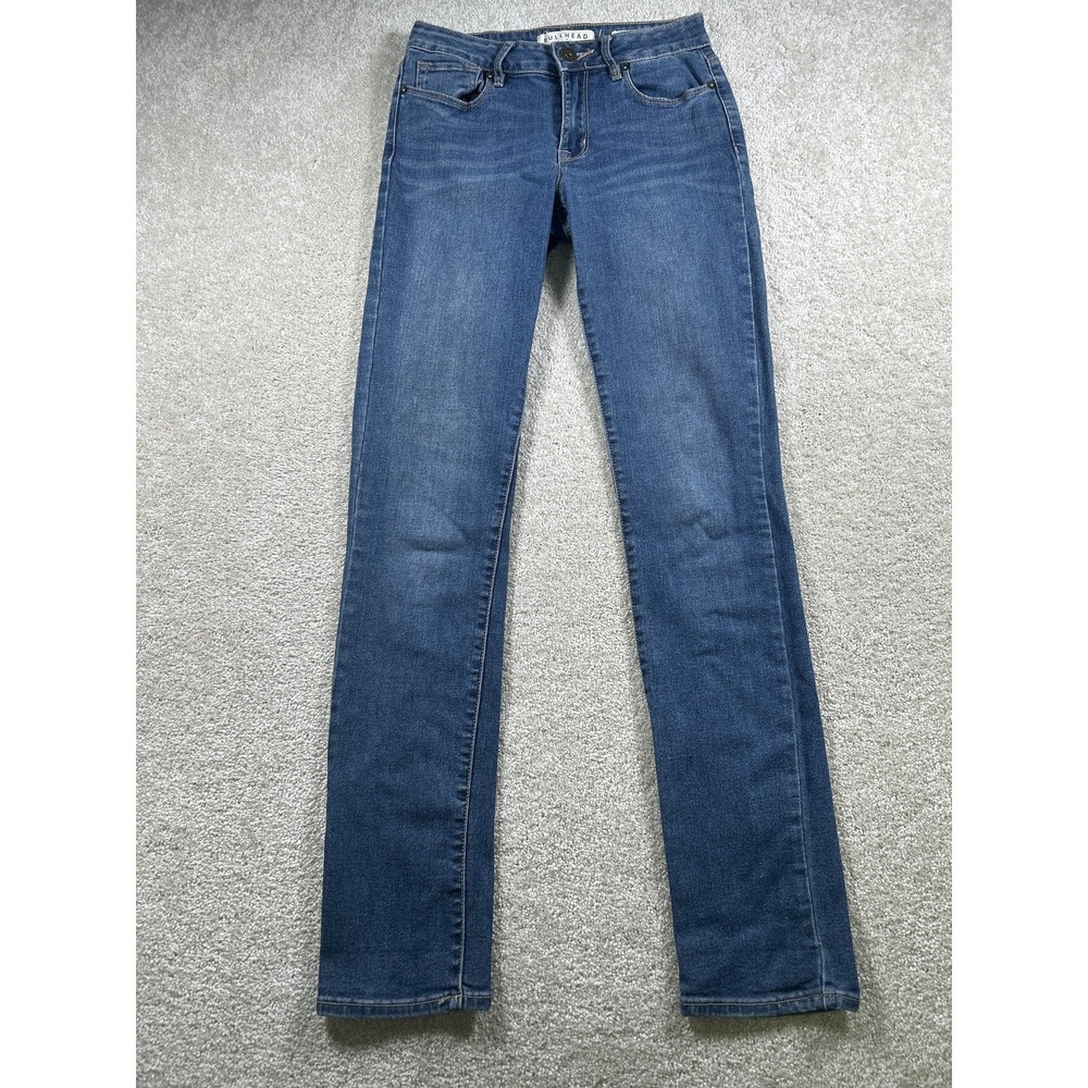Bullhead Skinny Jeans Womens 3 Regular Blue Stretch Denim Mid Rise Classic Pants